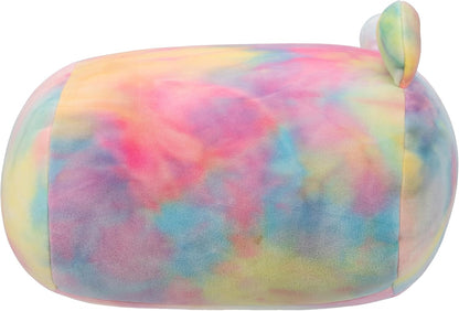 Squishmallows Empilháveis originais 12 polegadas Carlito the Rainbow Tie-Dye Frog – Pelúcia oficial ultramacia de tamanho médio
