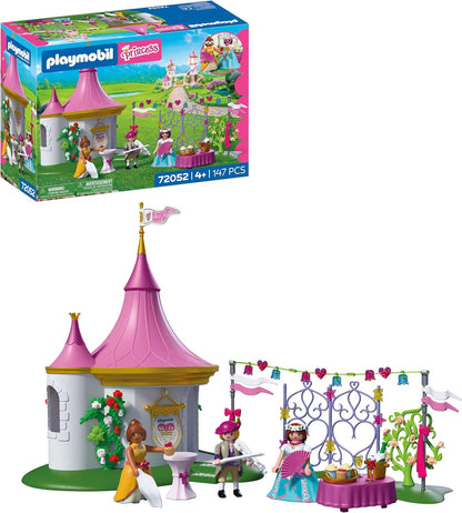 Playmobil | Princesa | Baile de Máscaras no Pavilhão | 3 Bonecos com Pavilhão e Buffet | Estimula a Criatividade | Brinquedo de Princesa para Maiores de 4 Anos | 72052