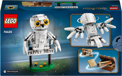 LEGO Harry Potter Hedwig em 4 Privet Drive, brinquedo montável para crianças, meninas e meninos com mais de 7 anos, com uma figura de coruja, conjunto de jogos independente, ideia de presente para o pequeno mundo mágico 76425