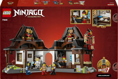 LEGO NINJAGO Ferreiro de Quatro Armas 15º Aniversário - Brinquedo Casa Ninja com Minifigura Colecionável e Cartas Colecionáveis - Presente Nostálgico para Meninos a partir de 14 Anos e Fãs Adultos - 71858
