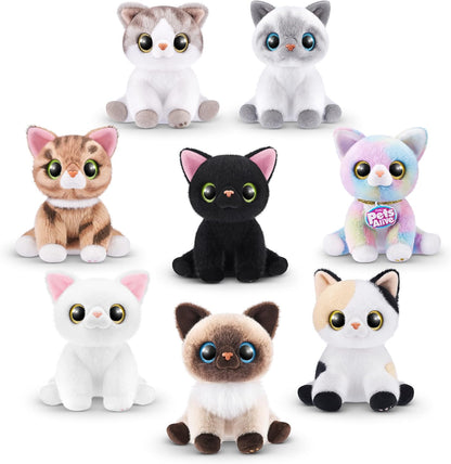 Pets Alive Smitten Kittens Mooloo, pelúcia de gatinho surpresa, pelúcias ultramacias, animais de estimação de brinquedo interativos, gatinho de estimação eletrônico, idades 3+ (Mooloo)