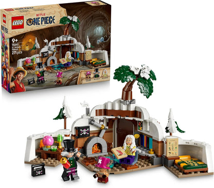 LEGO ONE PIECE Esconderijo do Dr. Hiriluk – Brinquedo colecionável com 3 minifiguras (incluindo Tony Tony Chopper) – Decoração para quarto infantil – Presente para meninos, meninas e fãs a partir de 9 anos – 75641