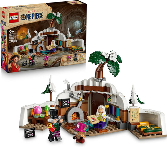 LEGO ONE PIECE Esconderijo do Dr. Hiriluk – Brinquedo colecionável com 3 minifiguras (incluindo Tony Tony Chopper) – Decoração para quarto infantil – Presente para meninos, meninas e fãs a partir de 9 anos – 75641