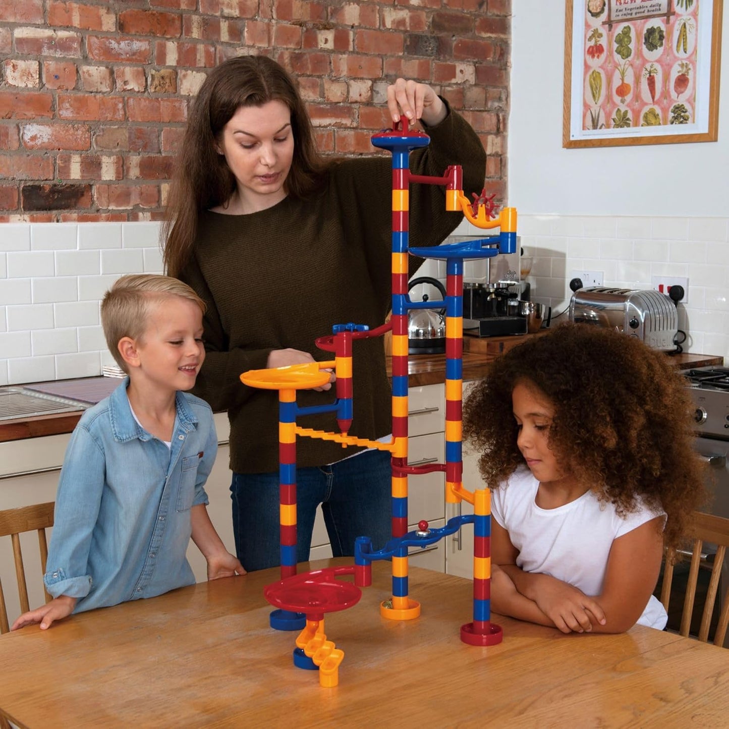 Galt Toys, Corrida de Mármore, Brinquedo de Construção, Idades 4 Anos Acima