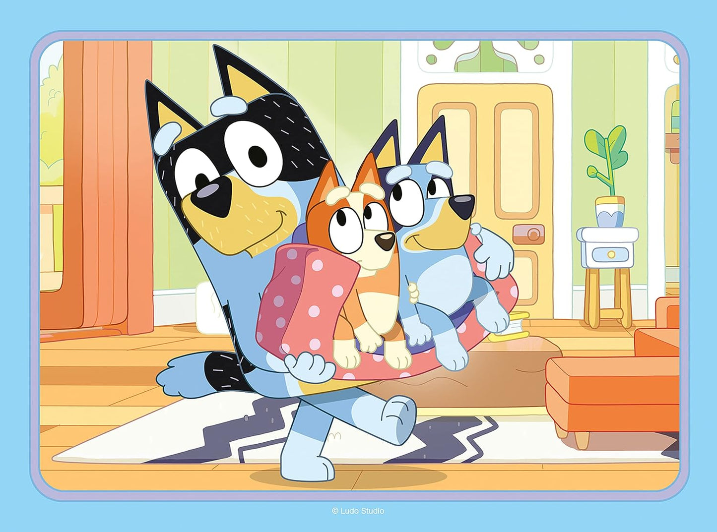 Ravensburger Bluey Toys - 4 rompecabezas en caja para niños de 3 años en adelante - 12, 16, 20, 24 piezas - Regalos para niños