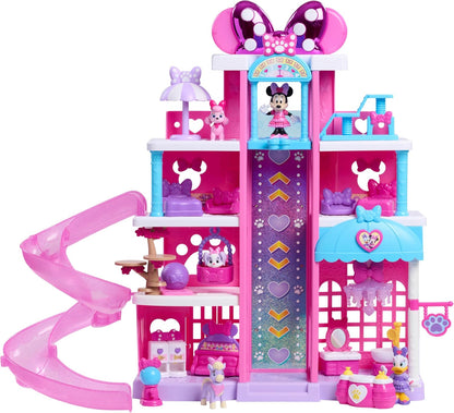 Just Play, Conjunto de hotel para animais de estimação da Minnie Mouse da Disney Jr. da com 23 peças e 51 cm de altura, para crianças a partir de 3 anos.