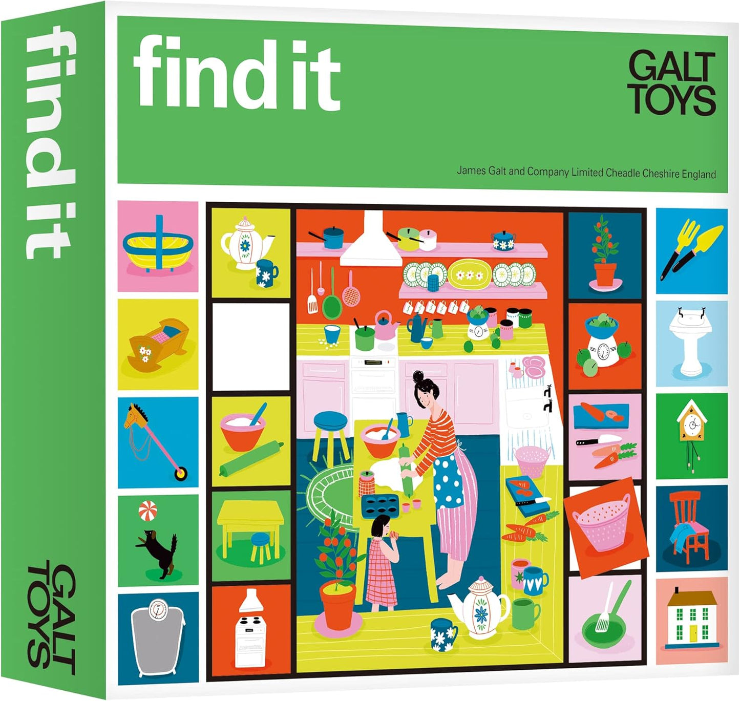 Galt Toys, Encontre, Jogo de Loteria com Imagens Clássicas para Crianças, a partir de 4 anos
