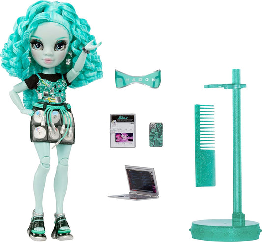 Rainbow High Shadow High Series 3 - Berrie - Boneca fashion verde - Roupa elegante e mais de 10 acessórios coloridos para brincar - Ótimo para crianças de 4 a 12 anos e colecionadores