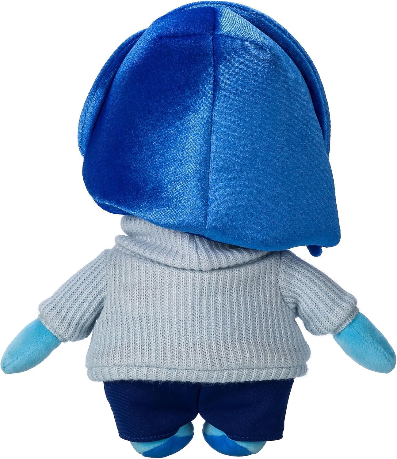 Disney Store Brinquedo macio oficial da tristeza, Inside Out 2, 28 cm/11”, figura de personagem de pelúcia pequena e fofinha para crianças, adequada para idades de 0+