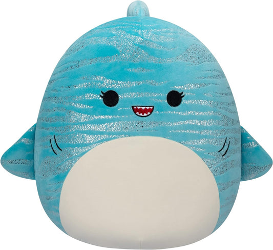 Lamar Squishmallows 12" - Tiburón Ballena Azul