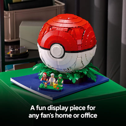 LEGO Pokémon – Momentos Icônicos de Treinador: Poké Bola (72154) | Conjunto para adultos, modelo para exibição, figuras de Pikachu e Eevee, decoração para montar, ideia de presente para fãs de jogos, 2386...