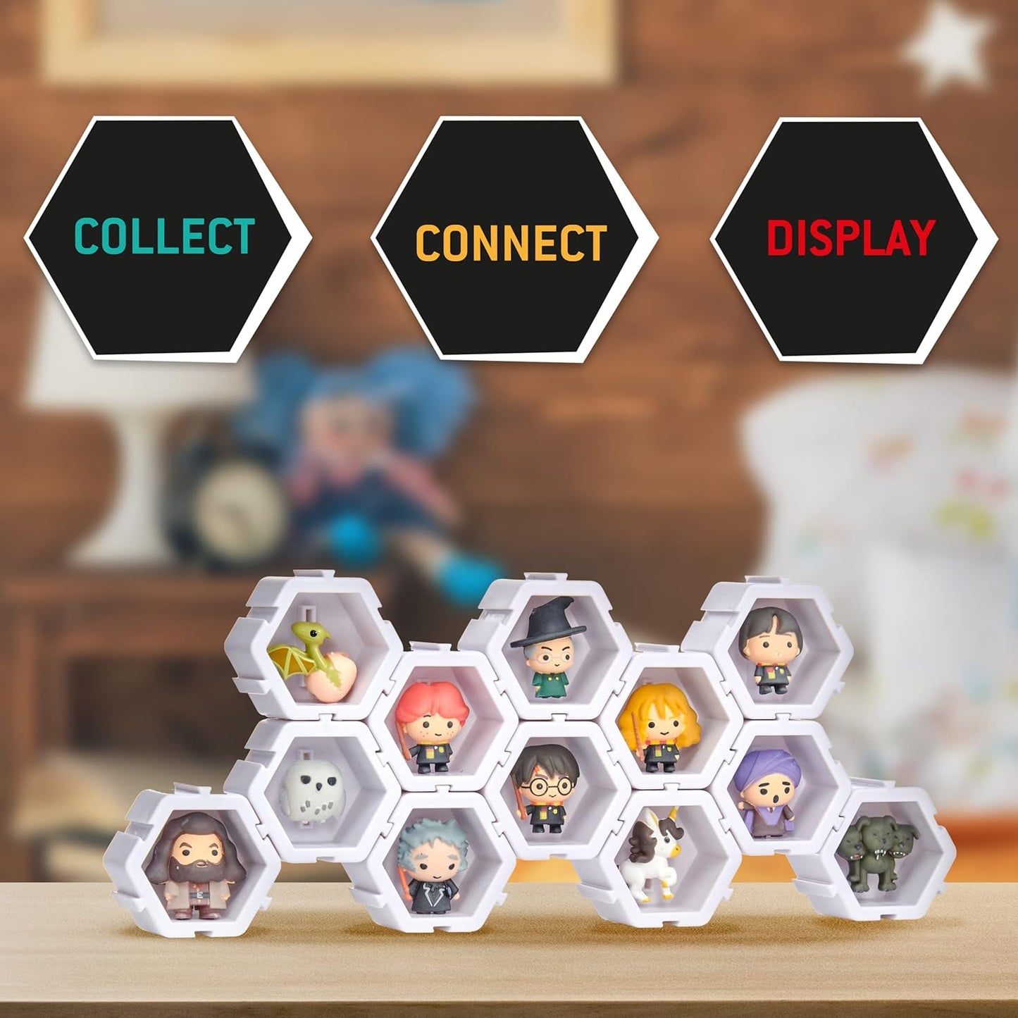 UAU! COISAS - Nano Pods Mundo Mágico Surpresa Colecionável Conectável | Personagem Anexado a um Pod Conectável | Para crianças e adultos colecionadores de brinquedos de Harry Potter | Colecione e Conecte Onda 1