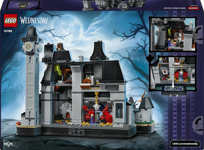 LEGO Wednesday – Academia Nevermore 76788 | Brinquedo para meninas e meninos a partir de 10 anos, kit de montar da escola, 3 figuras e acessórios, decoração para quarto infantil, presente...