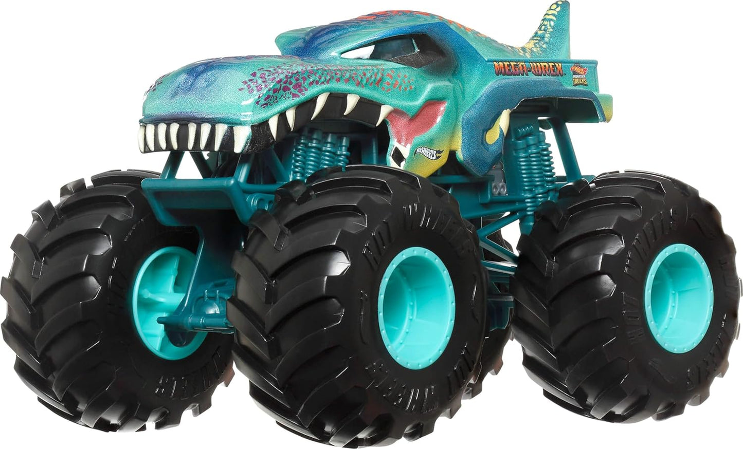 Hot Wheels Monster Trucks, Monster Truck Gigante, Caminhão de Brinquedo Die-Cast em Escala 1:24 com Rodas Enormes e Design Incrível, JDR03