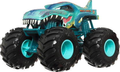 Hot Wheels Monster Trucks, Monster Truck Gigante, Caminhão de Brinquedo Die-Cast em Escala 1:24 com Rodas Enormes e Design Incrível, JDR03