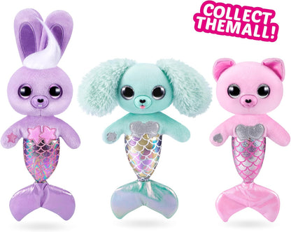Pets Alive Furmaids da ZURU, brinquedo eletrônico de pelúcia de sereia, bichinhos de pelúcia robóticos e brinquedo interativo para meninas com luzes e 10 surpresas (verde)