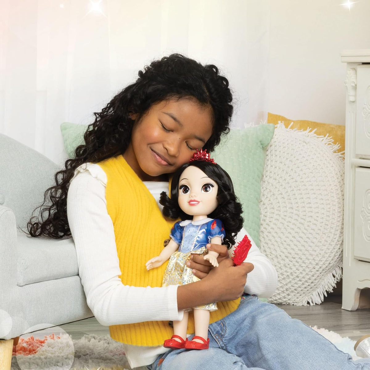 Disney Boneca Princess My Friend – Branca de Neve ou Ariel (35 cm) – Disney 100 Anos de Magia