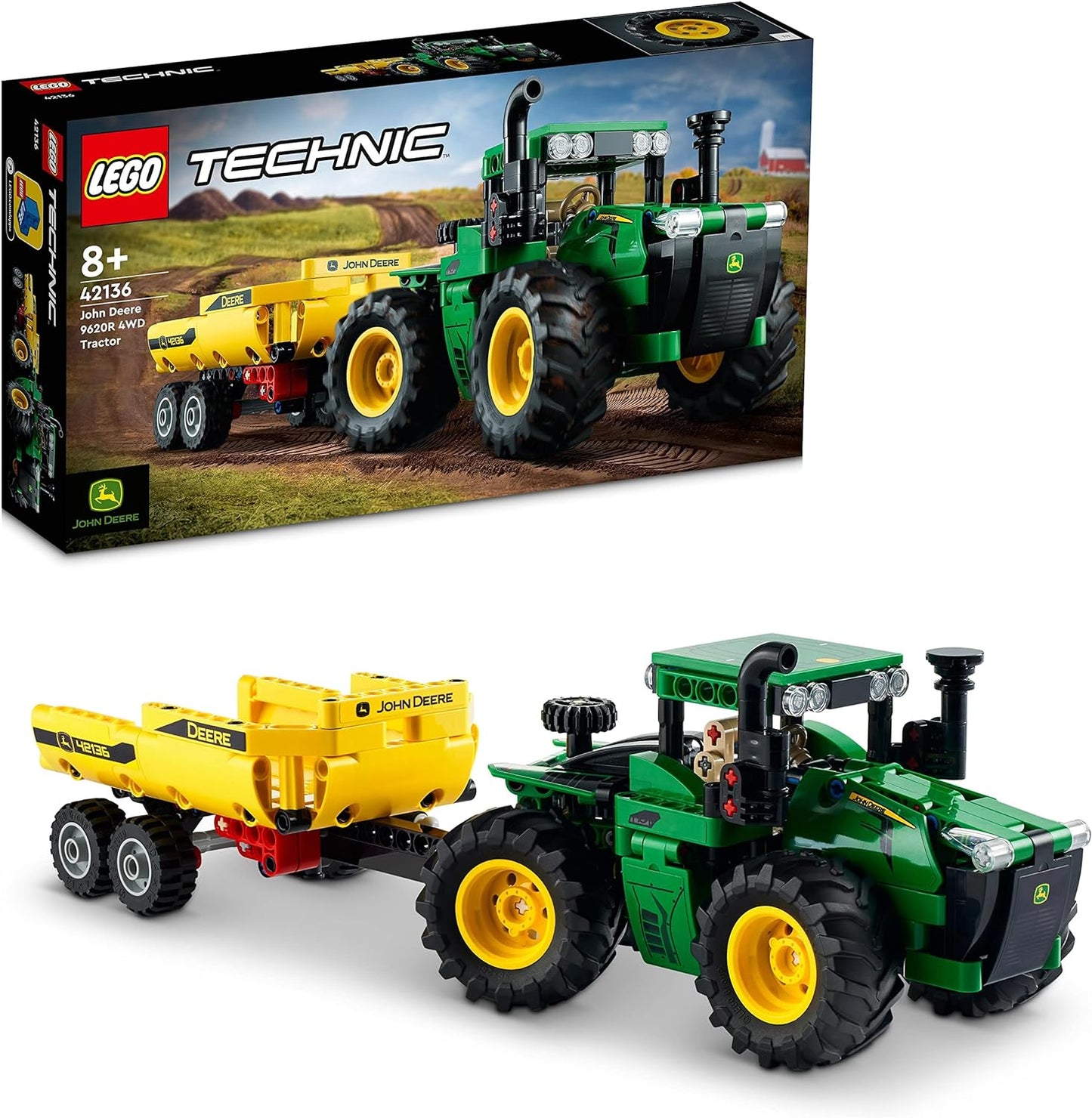 LEGO Conjunto de construção de brinquedo, veículo e transportador para carro de corrida urbano e caminhão transportador de carro para meninos e meninas de 6 anos ou mais com rampa de carregamento ajustável, minifiguras de piloto e motorista, presente