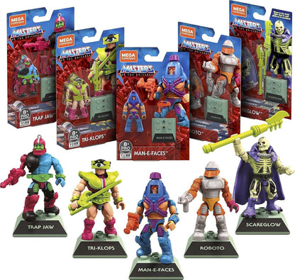 MEGA Pacote com 5 Bonecos Masters of the Universe