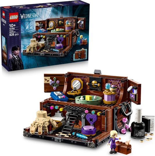 LEGO Apartamento da Wandinha - Brinquedo para brincar e exibir com uma mini boneca Enid e figura do Mãozinha, além de acessórios - Presente para meninas e meninos a partir de 10 anos e fãs adolescentes da série - 76785