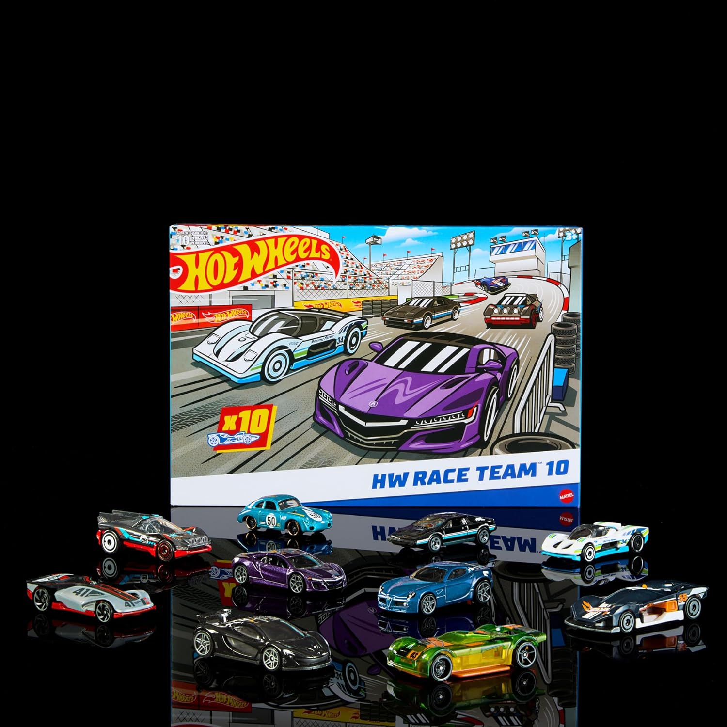 Hot Wheels 54886 10 Car Pack Assortment (o pacote pode variar) (pacote