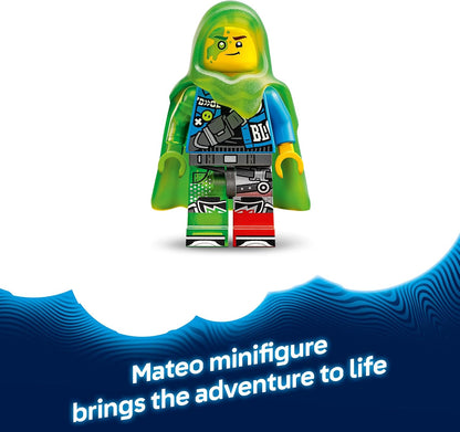 LEGO DREAMZzz 2 em 1 Mateo vs. Cyber Brain Mech - Robô modular para meninos e meninas a partir de 8 anos - Reconstrói e vira um boneco de escorpião - inclui uma minifigura e um sonhador - Ideia criativa para presente 71495