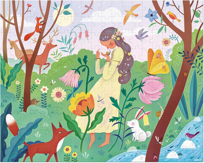 Janod - Puzzle Madre Naturaleza - Puzzle de cartón FSC de 200 piezas - Desarrolla la paciencia y la concentración - Fabricado en Francia - Puzzle infantil a partir de 7 años,