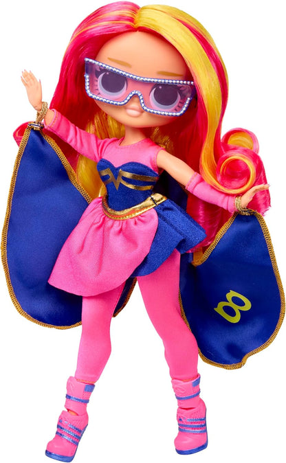 L.O.L. Surprise! Série OMG Eye Spy - Super-heroína - Inclui 1 boneca, vem com roupas e acessórios, resolva pistas e desbloqueie surpresas, colecione todas as 4 bonecas!