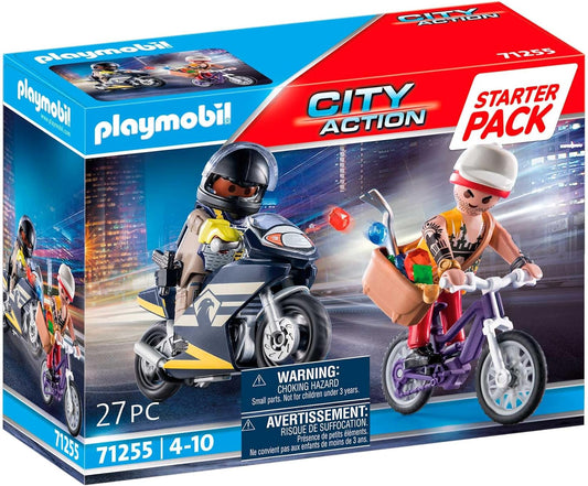 Playmobil 71255 Pack Inicial Fuerzas Especiales y Ladrón, Juguete de Policía, Juego de Rol Divertido e Imaginativo, Juegos Adecuados para Niños a Partir de 4 Años
