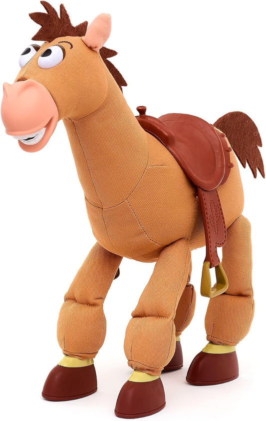 Disney Boneco de ação interativo Bullseye oficial da Store, Toy Story da Pixar, 39 cm/15 polegadas, cavalo de brinquedo com sons, interage com outros personagens, para crianças a partir de 2 anos.