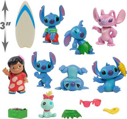Conjunto de figuras de luxo do Stitch