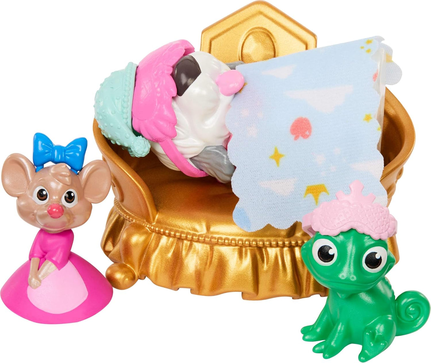 Mattel Conjunto de Brinquedo Castelo dos Pets das Princesas Disney , com mais de 60 cm de altura | 7 áreas de brincar, 3 figuras de animais, móveis e 17 acessórios, Casa de Bonecas Palácio dos Pets, inspirado nos filmes da Disney, JBF96
