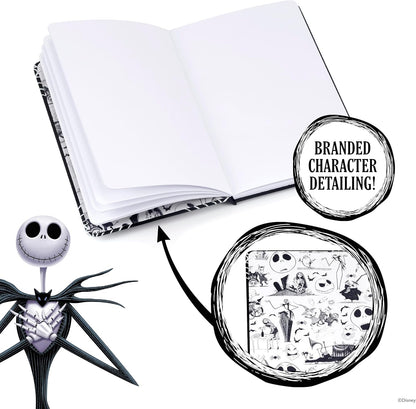UAU! Coisas da Disney O Estranho Mundo de Jack Diário Secreto de Jack | Caneta de Tinta Invisível e Lanterna Reveladora UV | Caderno Oficial Licenciado para Presente para Fãs e Crianças