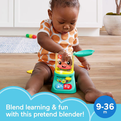 Brinquedo Fisher-Price Laugh & Learn para Bebês e Crianças Pequenas: Liquidificador de Brinquedo com Música e Luzes para Contar e Aprender Cores - Indicado para Crianças a partir de 9 Meses, HRP19