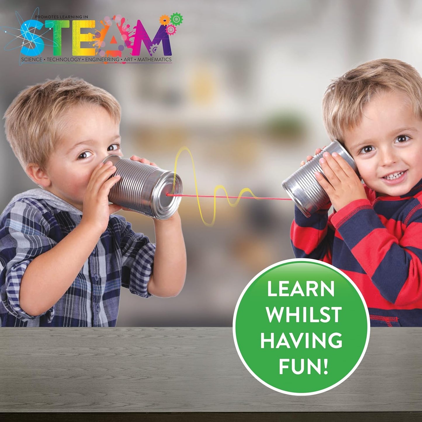 POPULAR SCIENCE Kit de laboratório de ciências com som e música para crianças | Brinquedos e presentes STEM para experimentos educativos e divertidos | Kits de ciências projetados para crianças de 5 a 12 anos e adequados para toda a família