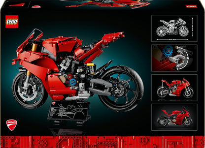 LEGO Technic Ducati Panigale V4 S - Conjunto de Construção para Adultos (18+) - Presente para Fãs de Motocicletas - 42202