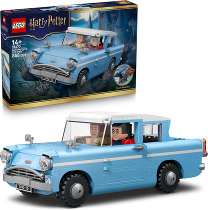 LEGO Harry Potter Ford Anglia Voador Encantado - Kit de Modelo de Carro com Figuras de Harry, Ron e Edwiges - Presente para Meninas e Meninos a partir de 14 Anos e Fãs Adolescentes - 76470