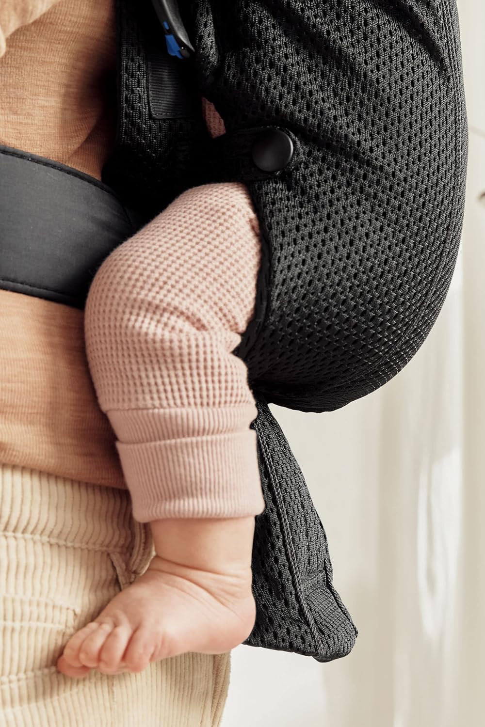 BabyBjörn Porta-bebês Mini, malha 3D, preto