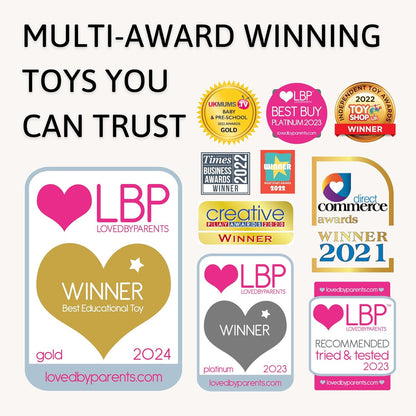 Jaques of London Brinquedos de classificação por cores para crianças pequenas | Brinquedos educativos para crianças de 3, 4 e 5 anos | Brinquedos de contagem subaquáticos | Brinquedos Montessori | Desde 1795