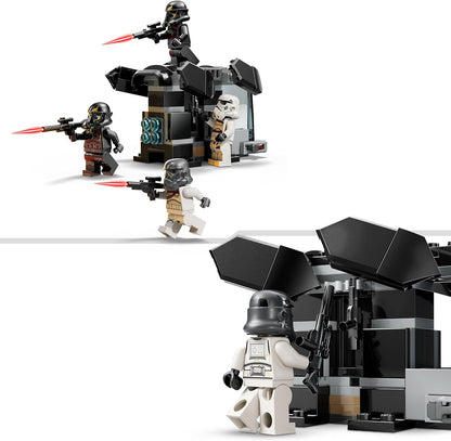 LEGO Star Wars: Ahsoka Death Trooper & Night Trooper Battle Pack, pequeno presente para meninos, meninas e fãs com 6 anos ou mais, brinquedo de construção Dropship para crianças, 4 personagens com blasters 75412