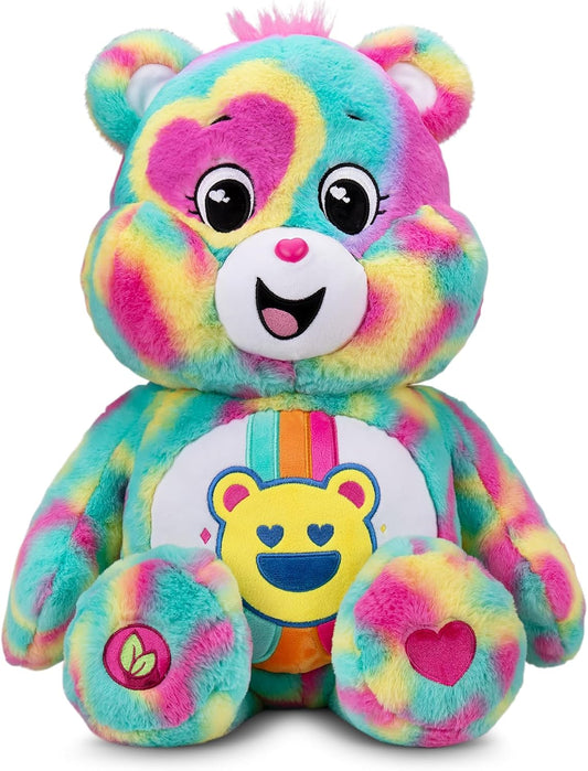 Care Bears, Union Bear Peluche Jumbo de 60 cm, Lindo Peluche Coleccionable, Osito de Peluche Gigante, Peluches para niños, Peluches para niños y niñas, Peluche Adecuado para niños y niñas 4+