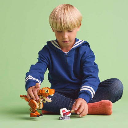 LEGO Jurassic World Little Eatie: Figura T. Rex - Brinquedo de dinossauro para meninos e meninas de mais de 7 anos, com mandíbulas móveis, cabeça e cauda - Presente de dinossauro para crianças
