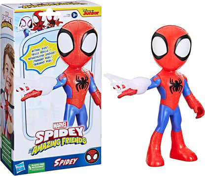 Marvel Figura de Ação Spidey e Sua Equipe Espetacular – Spidey em Tamanho Gigante (22,5 cm) – Brinquedo de Super-Herói Pré-Escolar para Crianças a Partir de 3 Anos