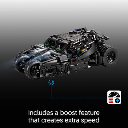 LEGO Technic Batmóvel Tumbler – Carrinho de Controle Remoto – Kit de Modelo do Batman com Direção e Luzes Funcionais – Presente de Aniversário para Meninos a Partir de 12 Anos e Fãs Adolescentes da DC – 42239
