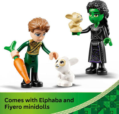LEGO Refúgio da Elphaba Malvada - Brinquedo de Construção na Floresta com 2 Mini Bonecas e 2 Figuras de Animais, além de Acessórios - Presente para Meninas a partir de 7 Anos e Fãs do Filme - 75687