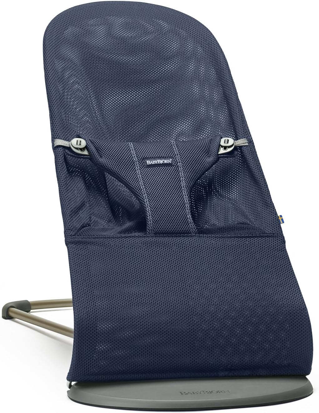 BabyBjörn Bouncer Bliss, malha, azul marinho