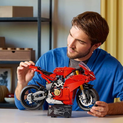 LEGO Technic Ducati Panigale V4 S - Conjunto de Construção para Adultos (18+) - Presente para Fãs de Motocicletas - 42202