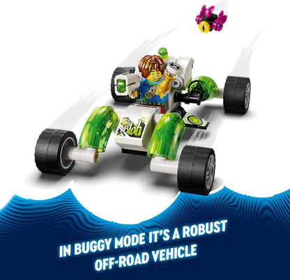 LEGO DREAMZzz Brinquedo de carro off-road de Mateo, conjunto de modelo de veículo para crianças, meninos e meninas construir um buggy ou helicóptero, inclui Mateo uma minifigura mais Z-Blob, brinquedos de construção colecionáveis 71471