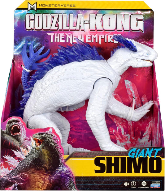 Godzilla x Kong: The New Empire, brinquedo gigante Shimo Action Figure de 11 polegadas, personagem icônico do filme colecionável, embalagem de edição limitada inspirada na paisagem da terra oca, adequado para maiores de 4 anos
