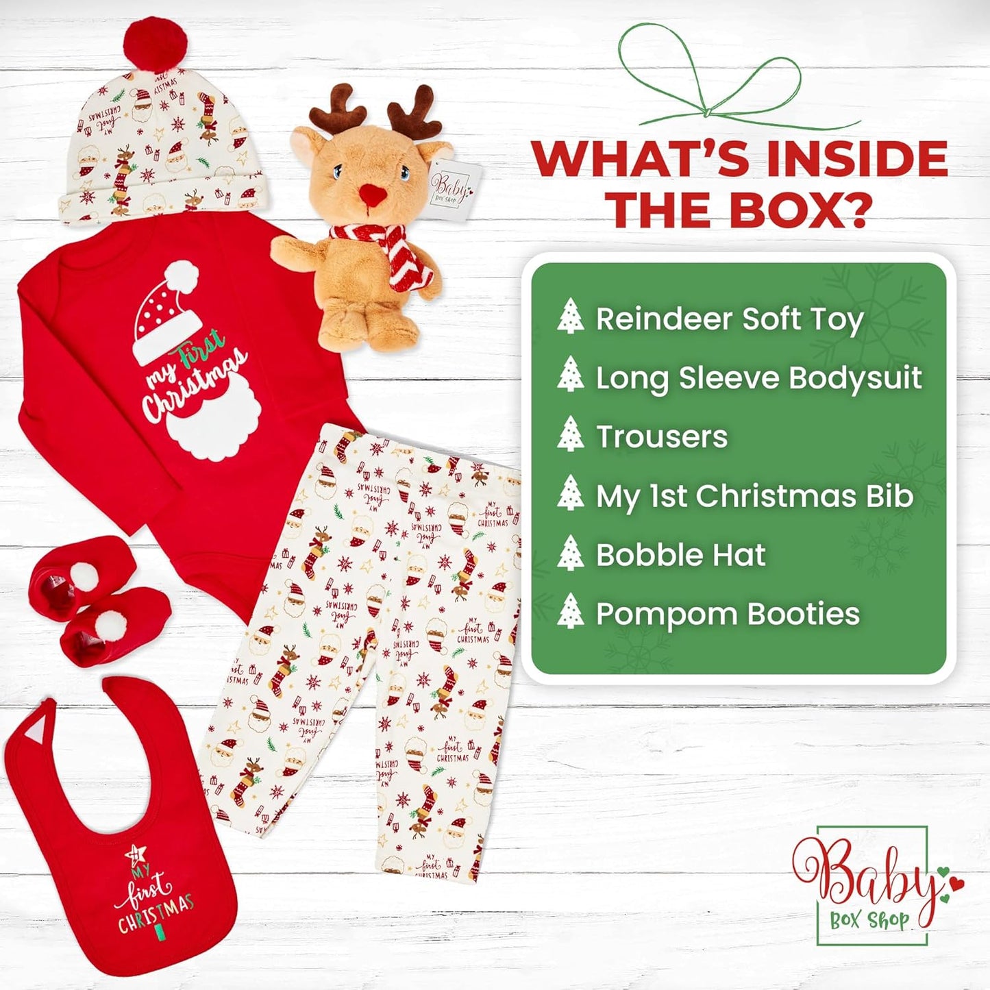 Primeiro Natal do bebê - 1º Natal Cesta de Bebê, Meu Primeiro Natal Menino e Menina - Primeiro Natal do Bebê Cesta de Natal do Bebê, Primeiro Natal do Bebê,